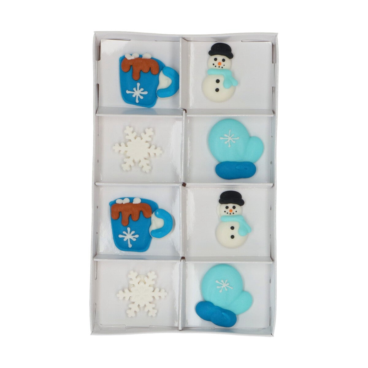 Wilton Sugar Decorations Cozy Winter set/8