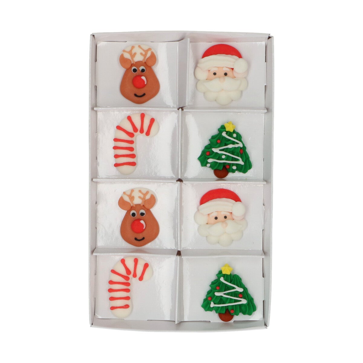 Wilton Sugar Decorations Merry Christmas set/8