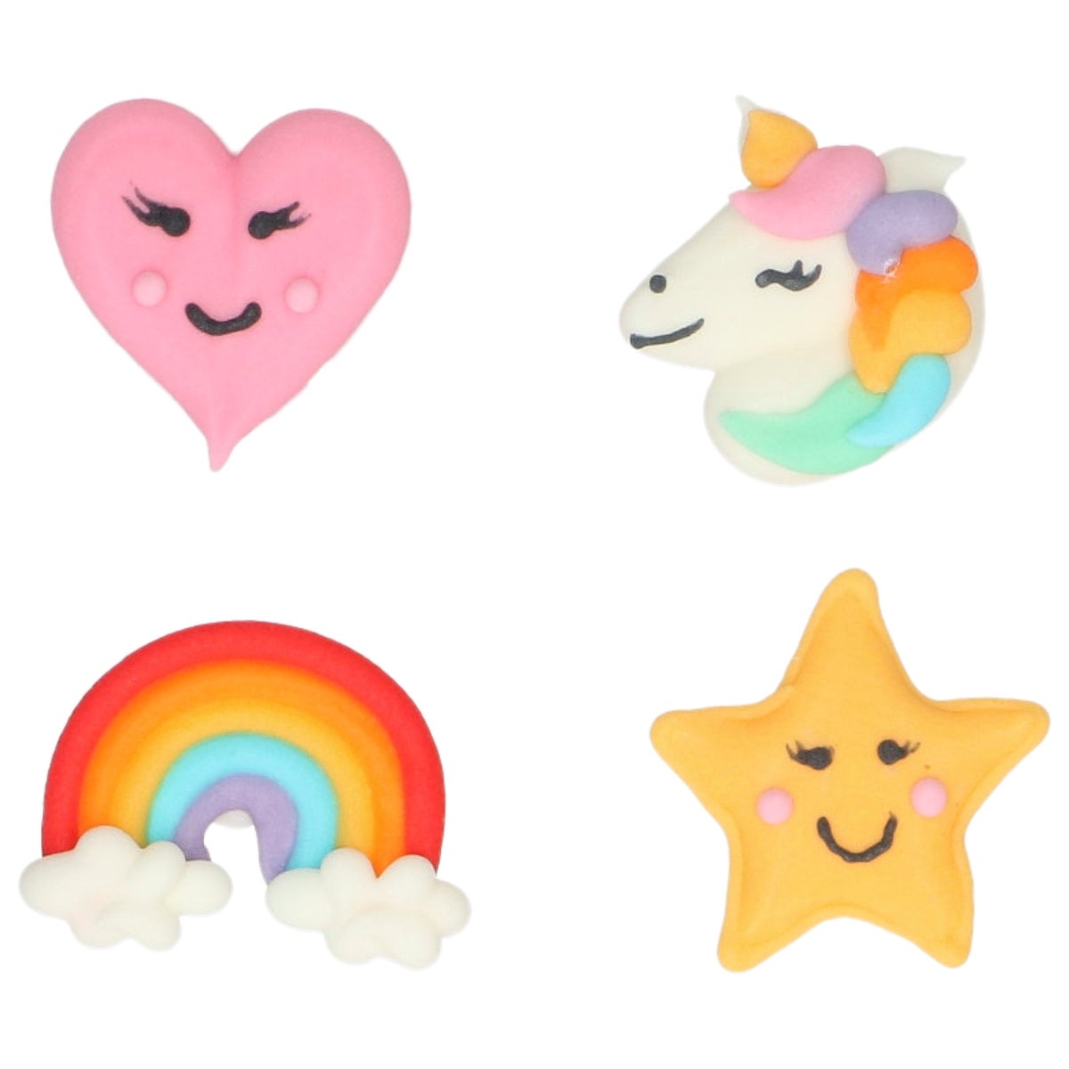 Wilton Sugar Decorations Unicorn Dream set/8