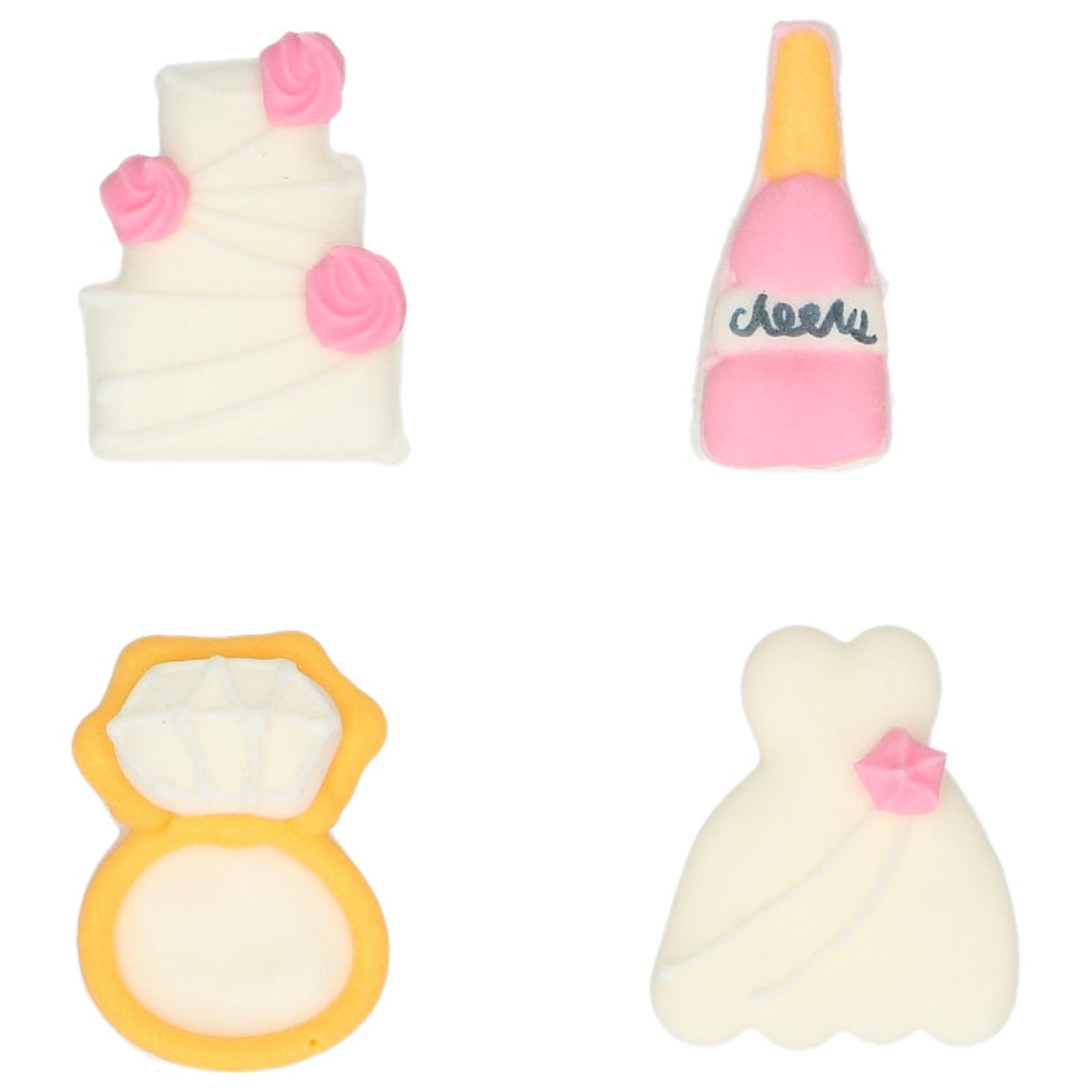 Wilton Sugar Decorations Dream Wedding set/8