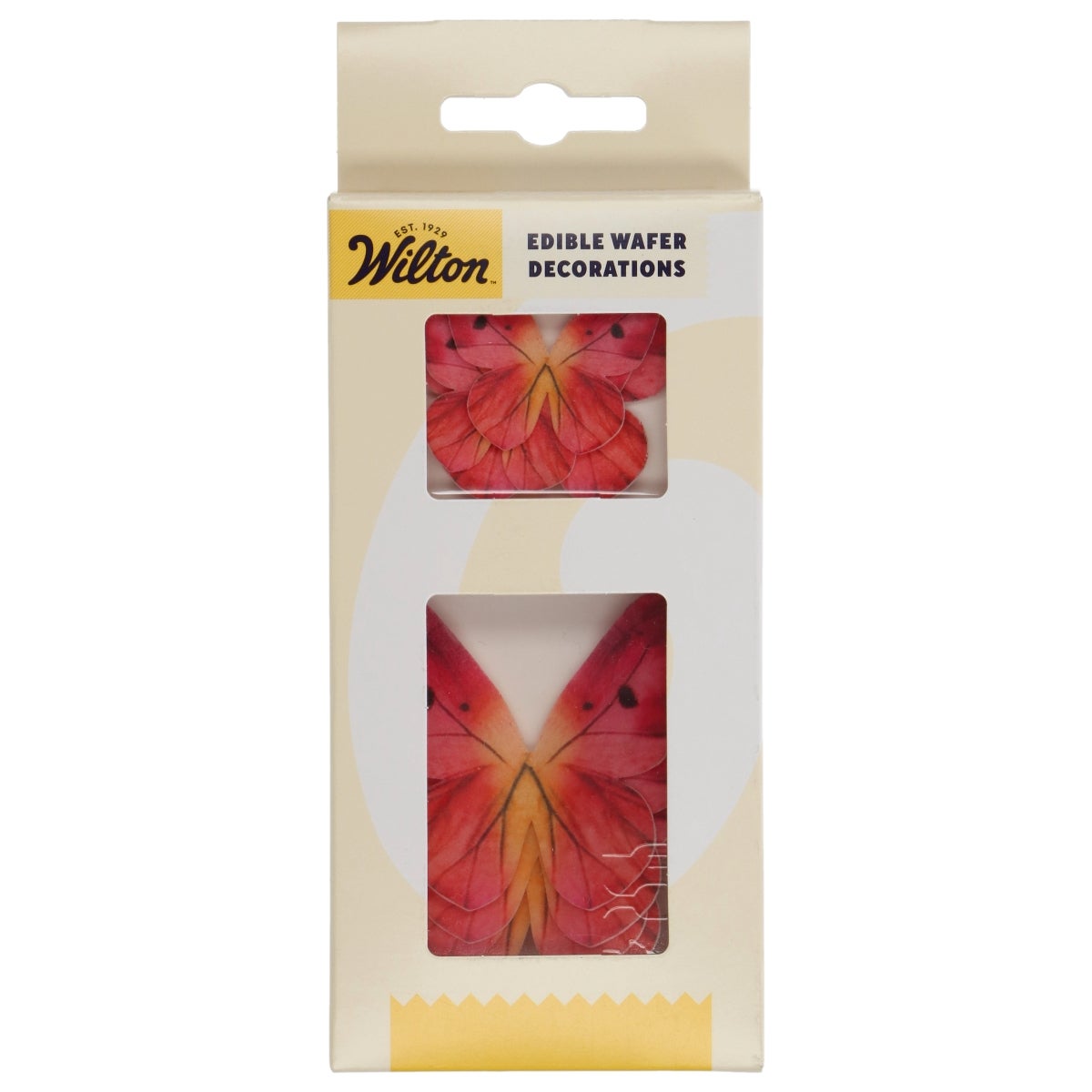 Wilton Edible Wafer Decorations Butterflies Omre Pink set/8