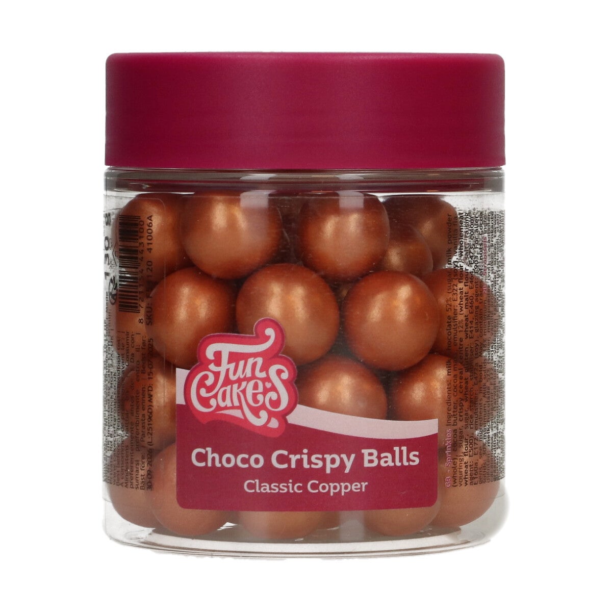 FunCakes Choco Crispy Balls Classic Copper 130 g