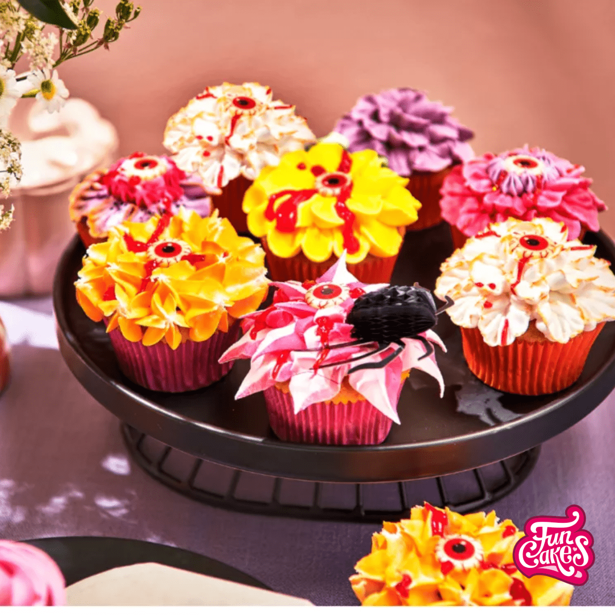 Flower Cupcakes Summerween