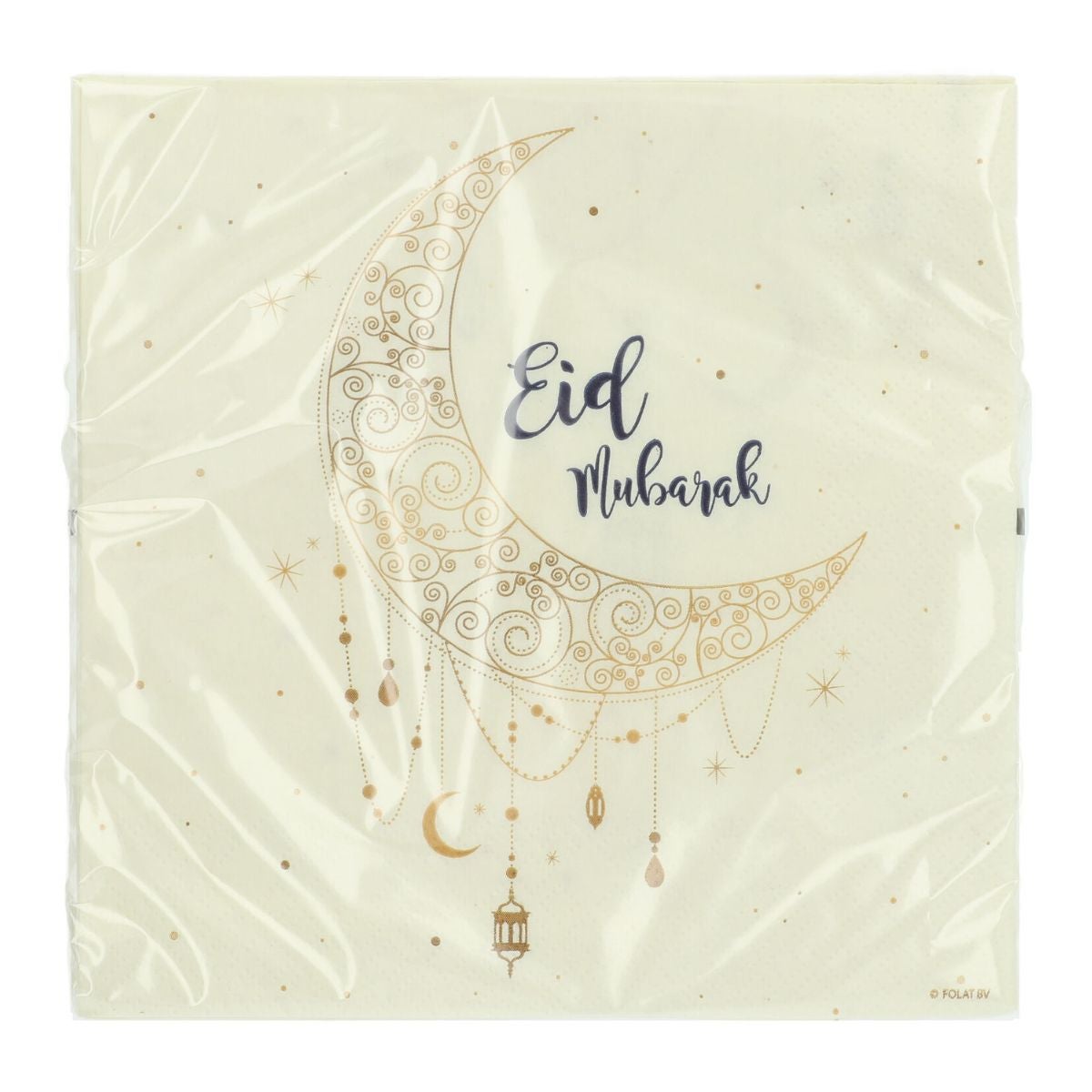 Folat Napkins Eid Mubarak 33x33cm pk/20