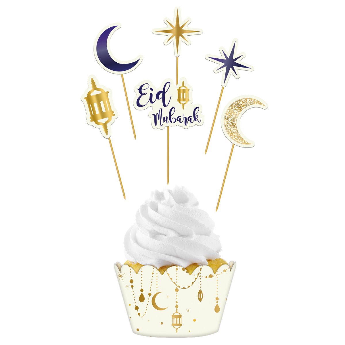 Folat Cupcake Decorating SetEid Mubarak set/12