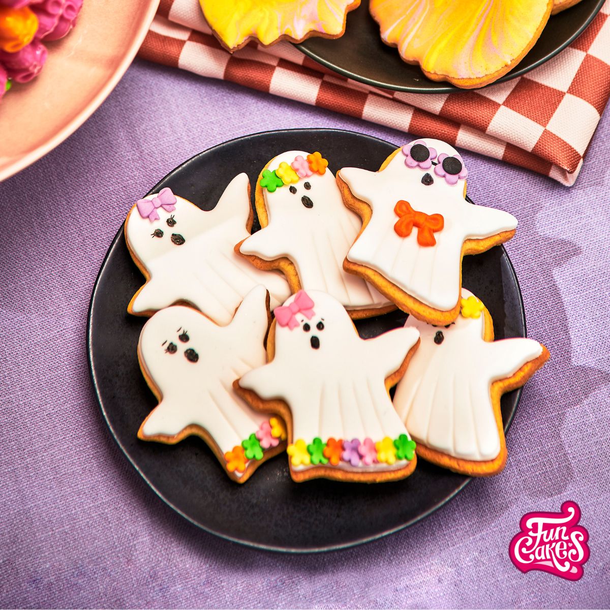 Summer Ghost Cookies for Summerween