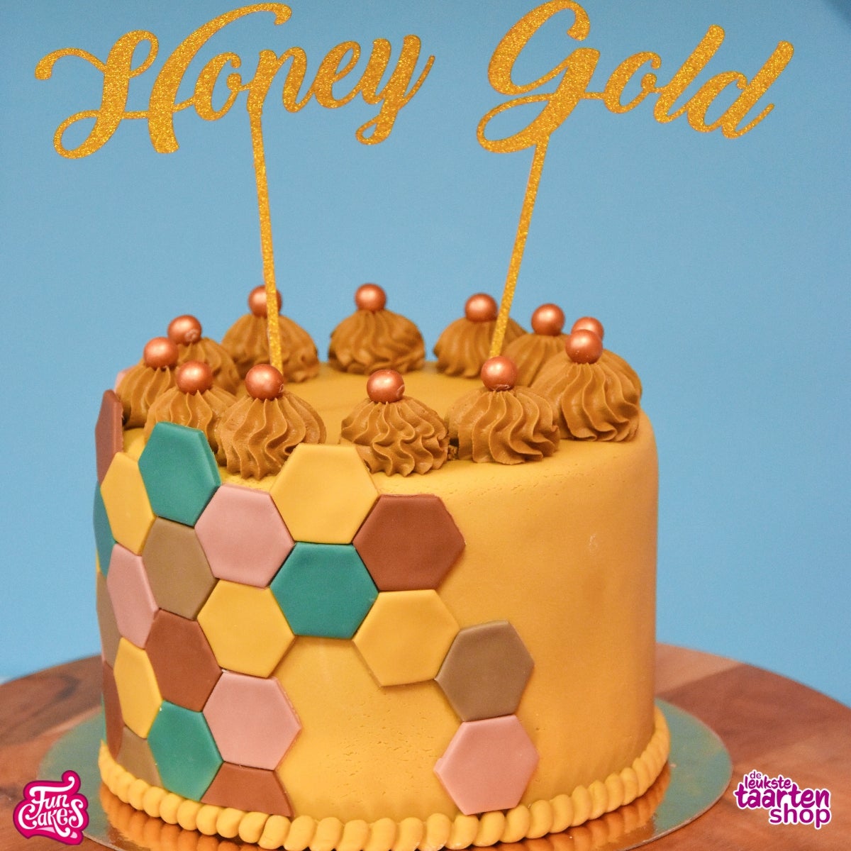 Honey Gold Colour of the Year Cake