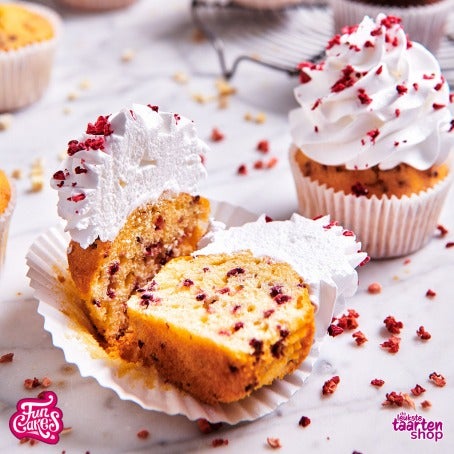 Cupcakes with Freeze Dried Fruit