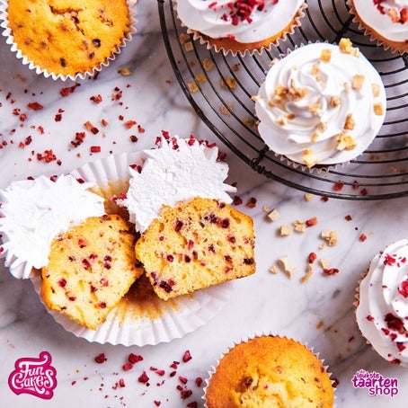 Cupcakes with Freeze Dried Fruit