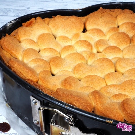 Hartvormige appeltaart
