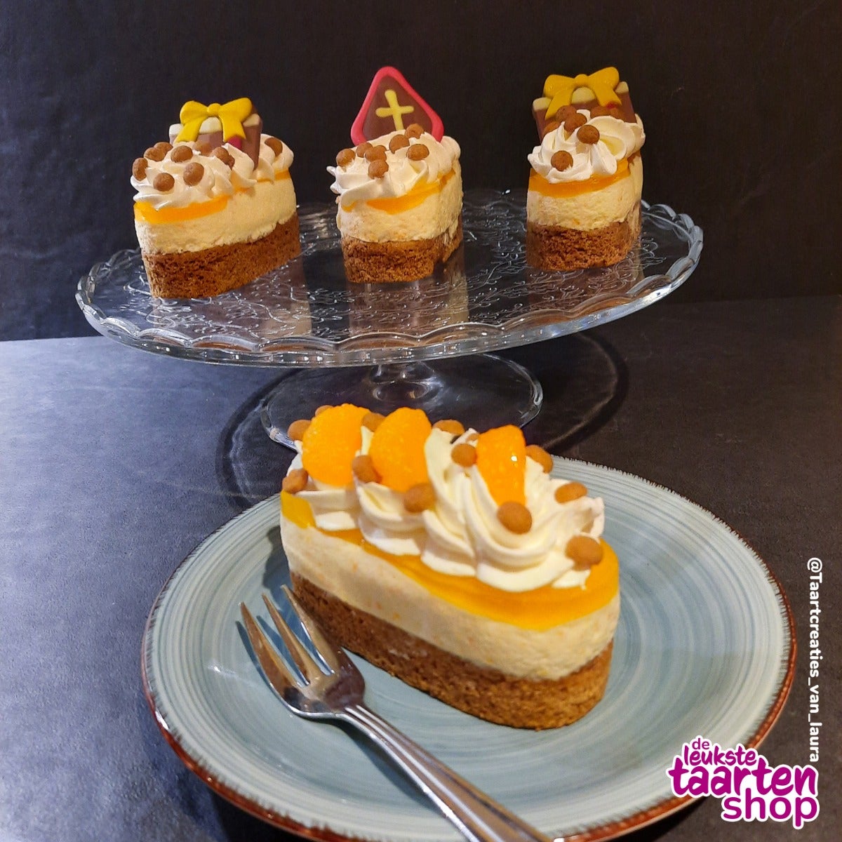 Mini Saint Nicholas Cookie & Crust with Tangerine