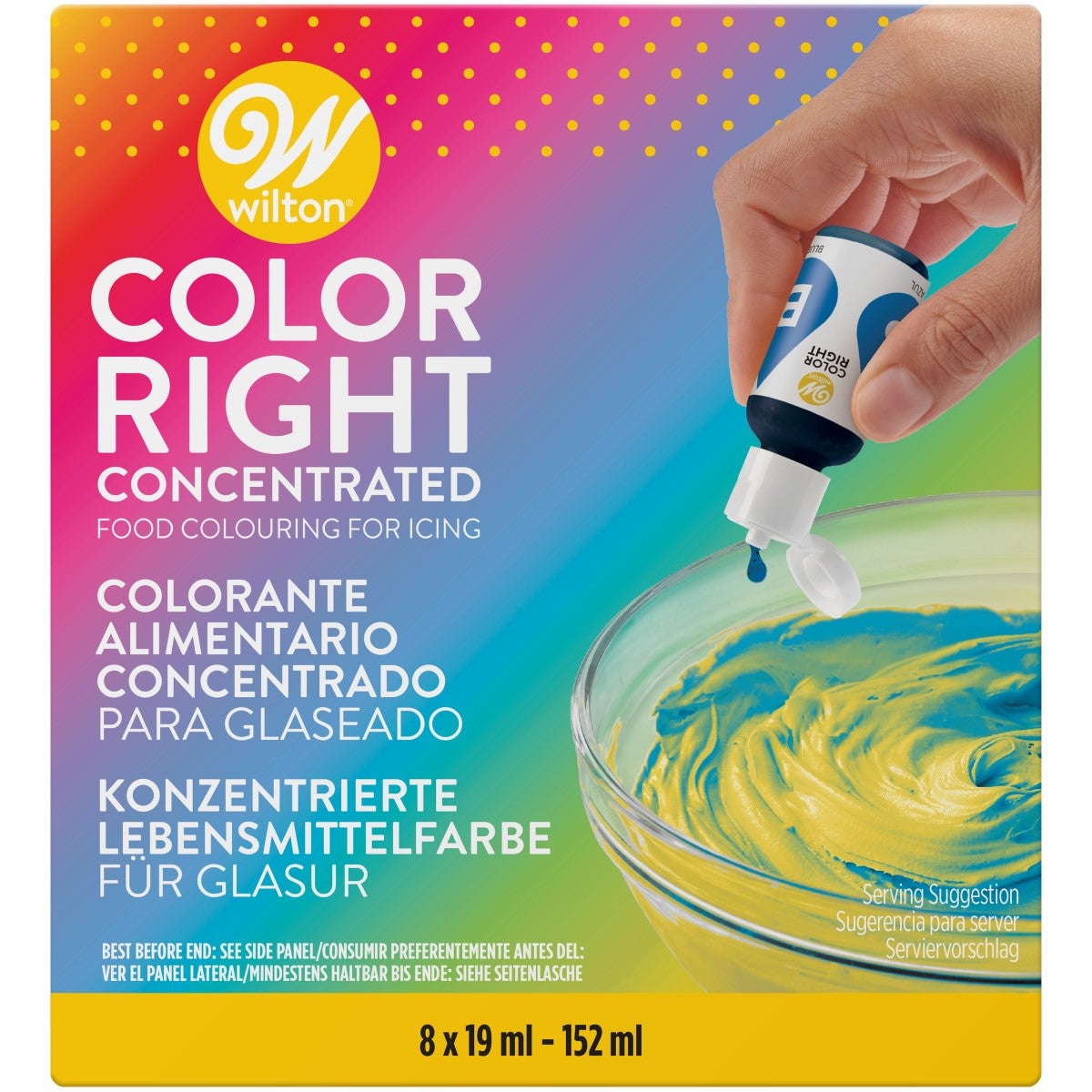 Wilton Color Right Food Color Kit/8 | Deleukstetaartenshop.com