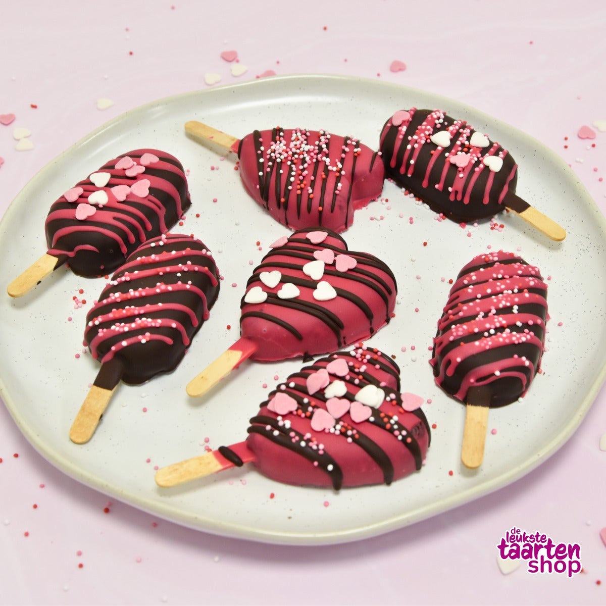 Chocolate Cakesicles Valentine