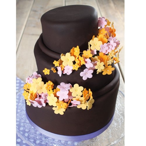 Stick Fondant Flowers On Cake Best Flower Site